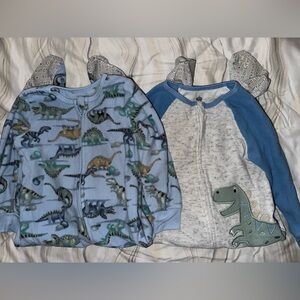 Kids headquarters Dinosaur fleece pajamas bundle‎